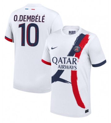 Paris Saint-Germain Ousmane Dembele #10 Bortatröja 2024-25 Kortärmad